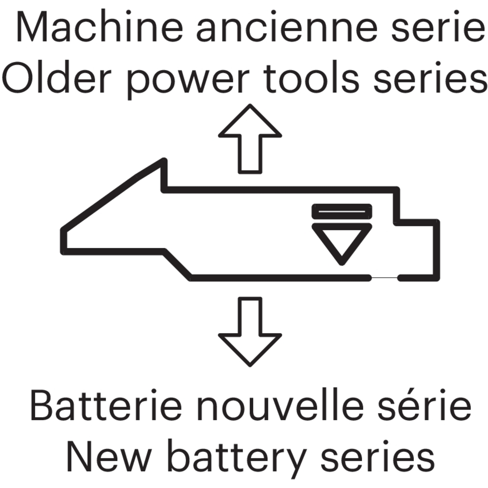 Adaptateur batterie old - new SCHNEIDER ELECTRO - 50897