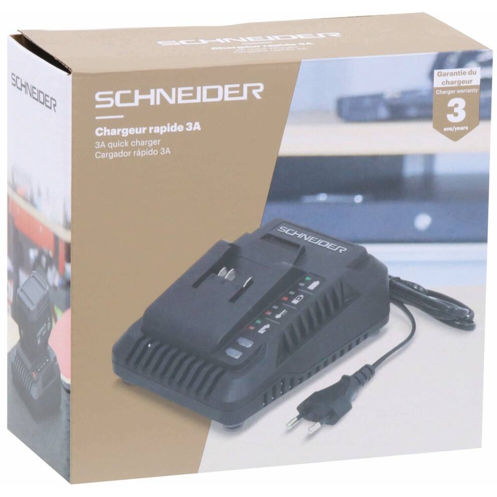 Chargeur rapide 3A pour batteries SCHNEIDER SCHNEIDER ELECTRO - 50905