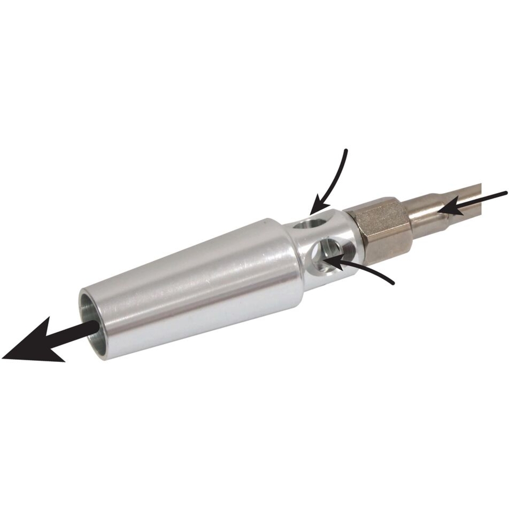 Soufflette pvc avec bec 8x700mm avec buse gros débit et raccord rapide DRAKKAR - 51245