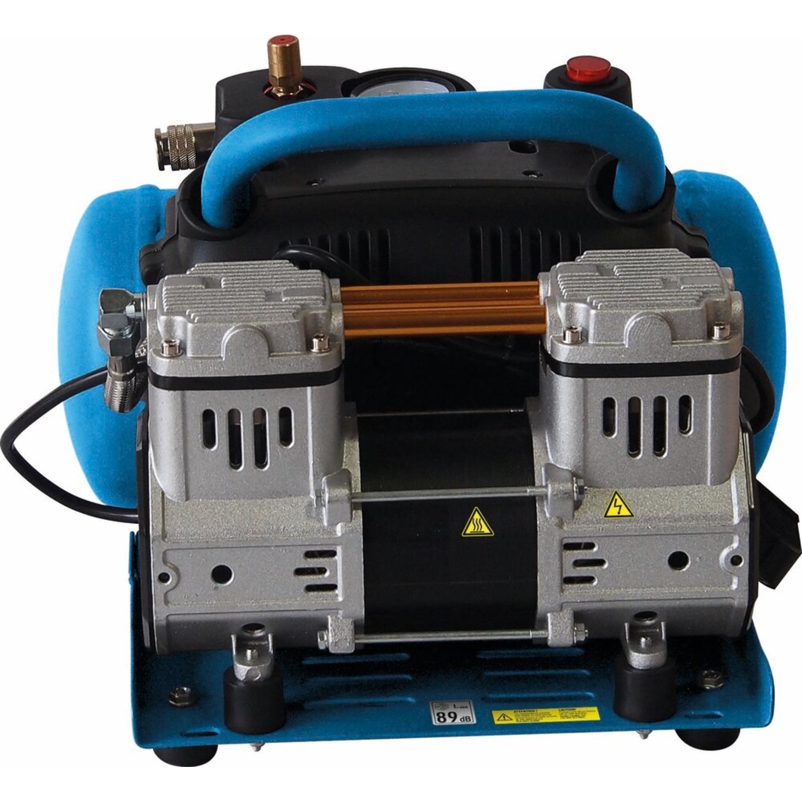 Compresseur 6L 8 bar 1,5CV 230V silencieux STILKER - 51400
