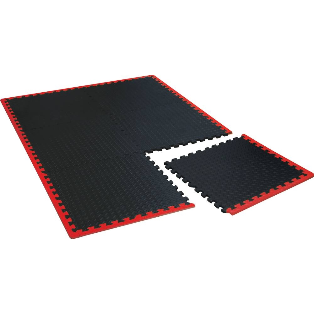 Dalle de sol garage épaisseur 10mm lot de 6 dalles - 650x650mm DRAKKAR 52666