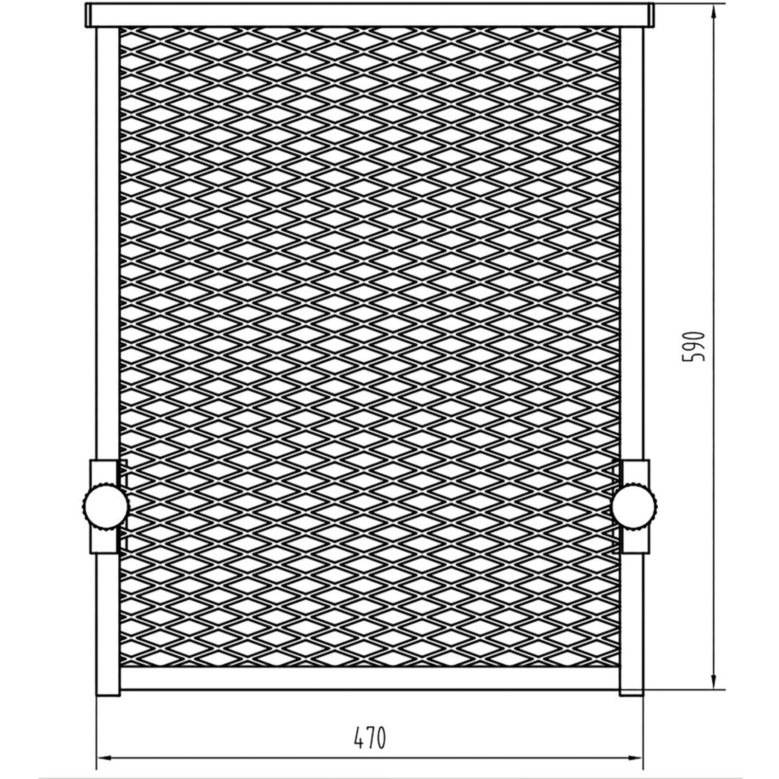 Grille de protection pour presse 52705 STILKER - 52706