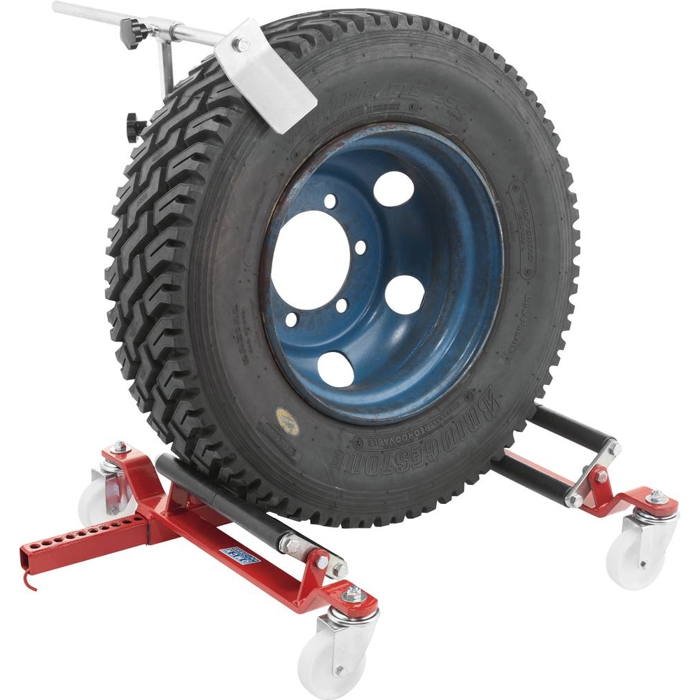 Chariot hydraulique mobile pour roues PL max 200kg OMCN - 53070