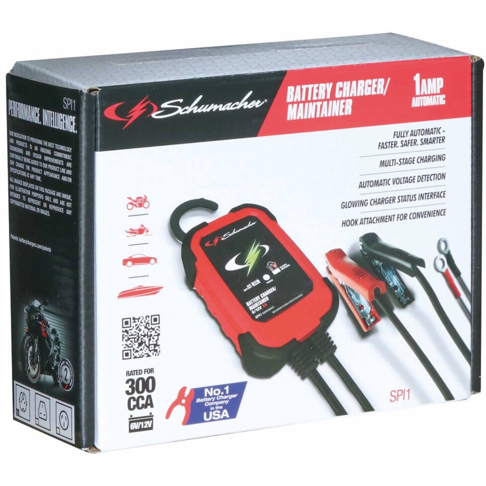 Chargeur de batterie automatique 6/12V 1A SPI 1 SCHUMACHER - 54050