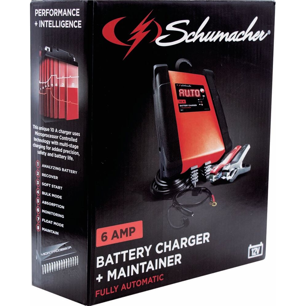 Chargeur de batterie automatique 12V 6A SPI 6 SCHUMACHER - 54056