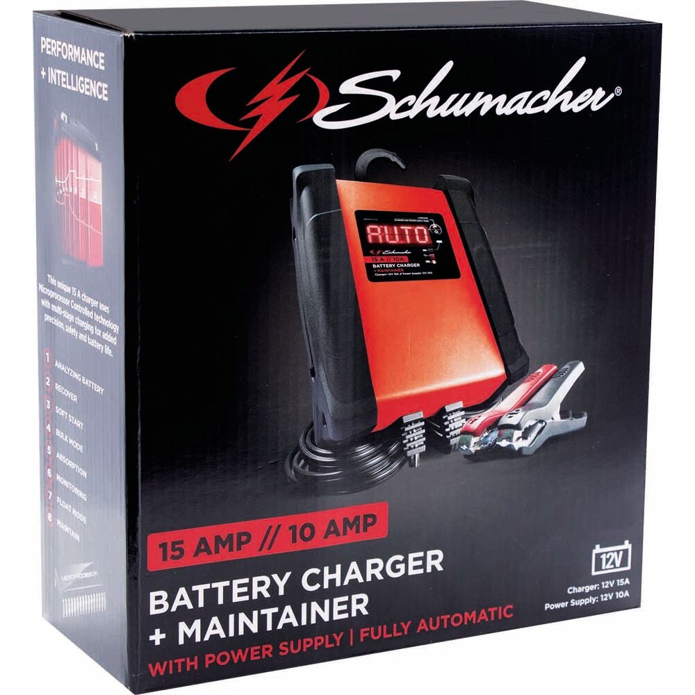 Chargeur de batterie automatique 12V 15A SPI 15 SCHUMACHER - 54060