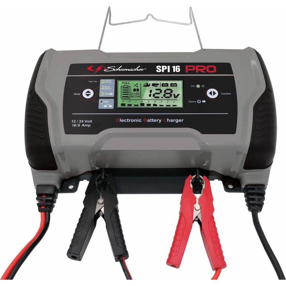 Chargeur de batterie automatique 12V/24V-16A/8A SPI 16 PRO SCHUMACHER - 54066