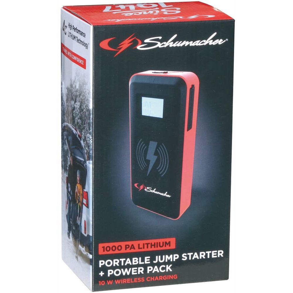 Booster 12V 1000A avec power bank 8000mAh SCHUMACHER - 54084
