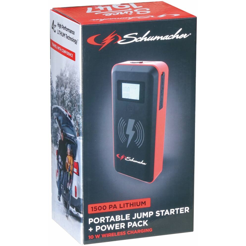 Booster 12V 1500A avec power bank 10000mAh SCHUMACHER - 54086