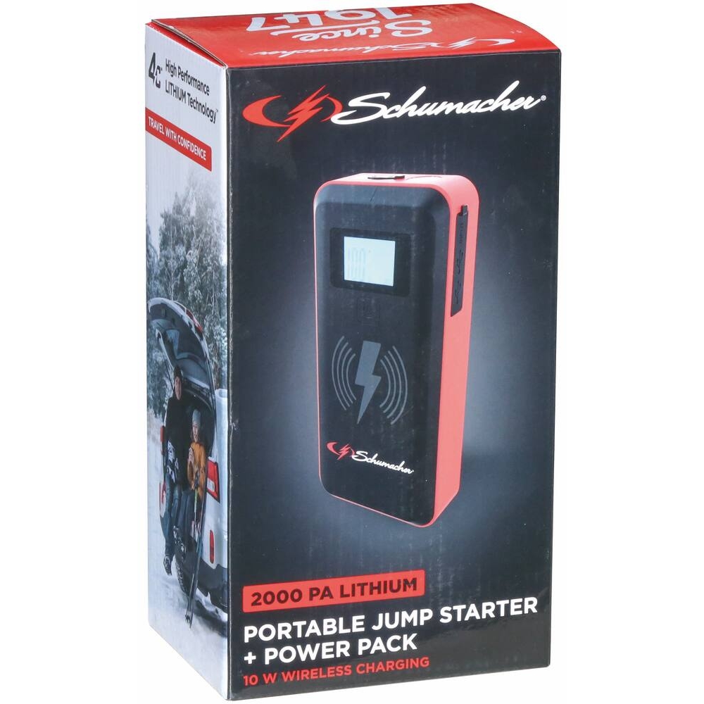 Booster 12V 2000A avec power bank 16000mAh SCHUMACHER - 54088