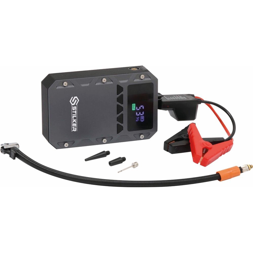 Booster 12V 800A avec power bank 8000 mAh et gonfleur STILKER - 54205