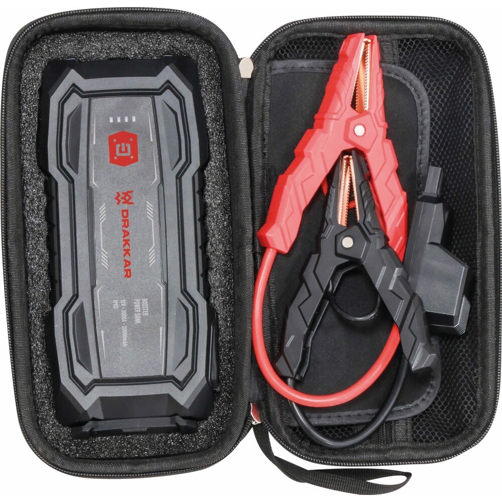 Booster lithium 12V 2000A avec power bank DRAKKAR EQUIPEMENT - 54215