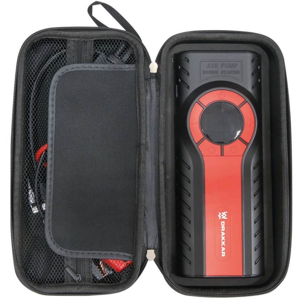 Booster 12V 1200A avec power bank 12000mAh et gonfleur DRAKKAR EQUIPEMENT - 54220
