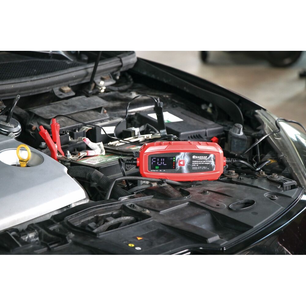 Chargeur de batterie automatique 6/12V 5A DRAKKAR - 54240