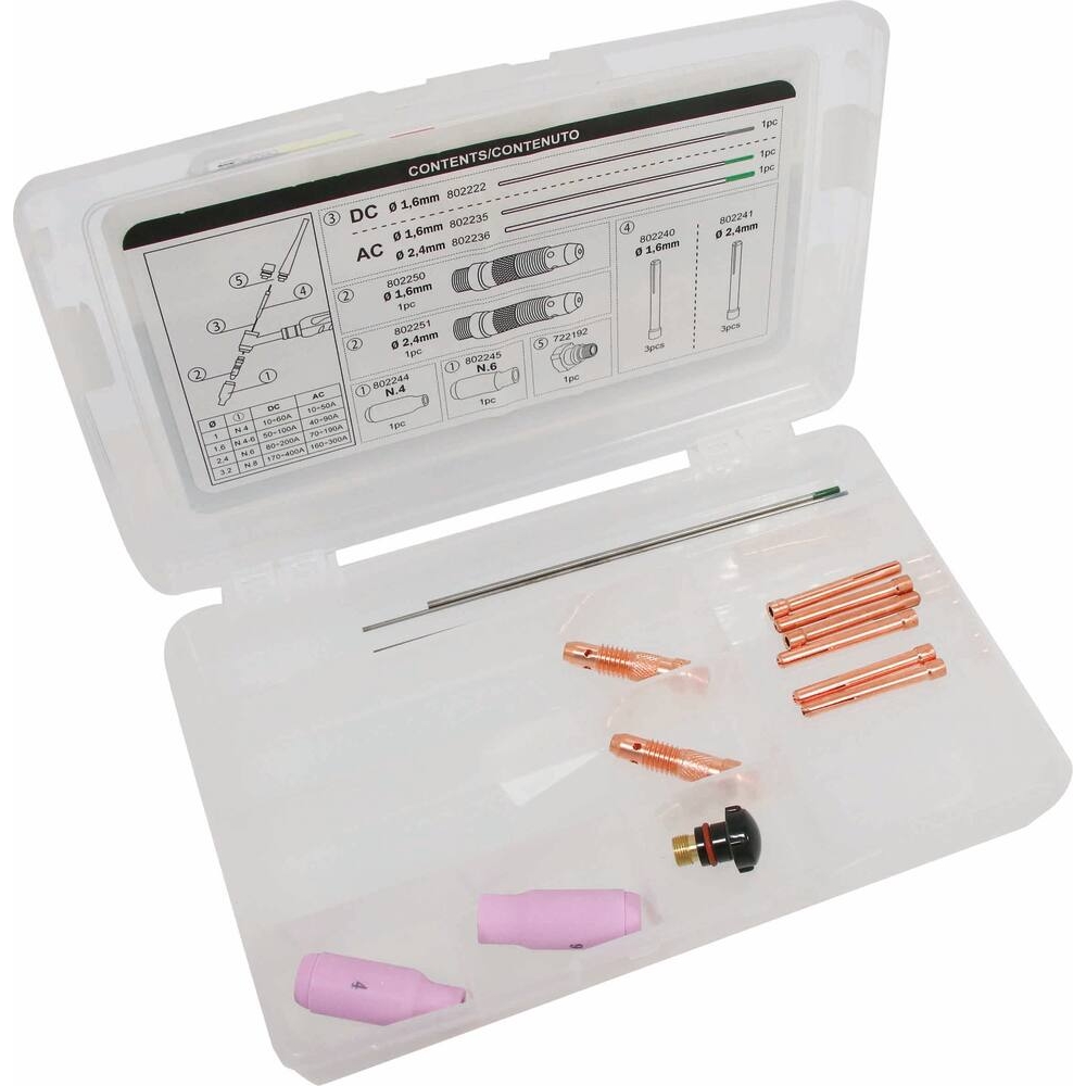 Coffret consommables pour torche ST17/26 SCHNEIDER SOUDURE - 54529