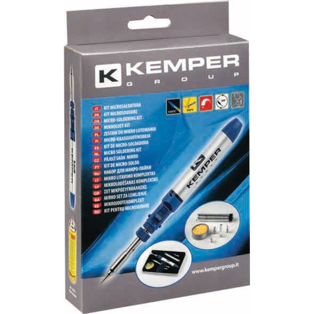 Kit microsoudeuse à flamme rechargeable KEMPER - 55165