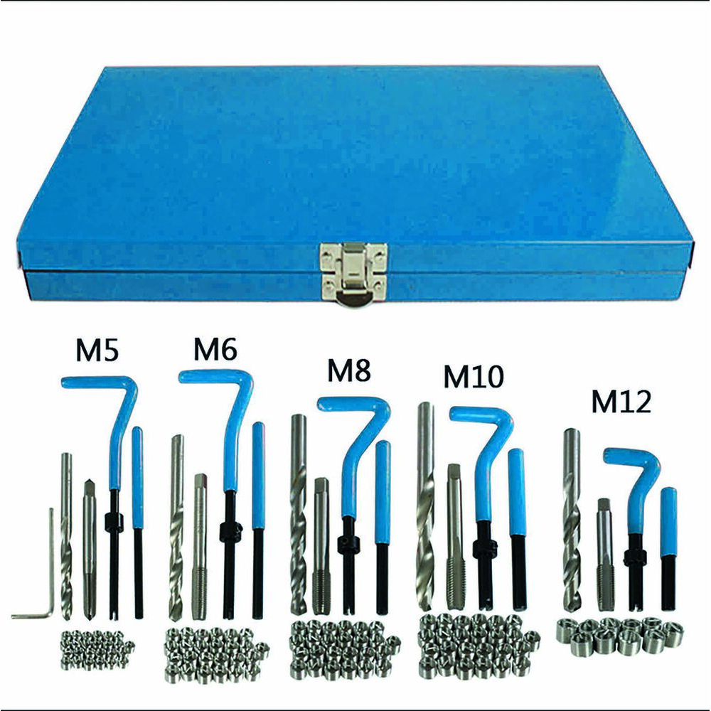 RÉPARATION DE FILETAGE M5 À M12 - COFFRET DE 131 PCS - STILKER - 55670