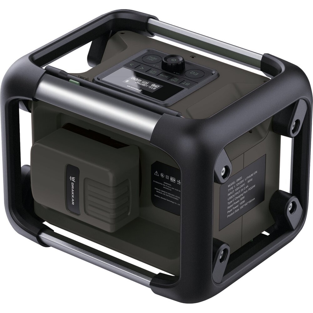 Enceinte de chantier radio/BLUETOOTH portative à batterie ou secteur DRAKKAR EQUIPEMENT - 55900