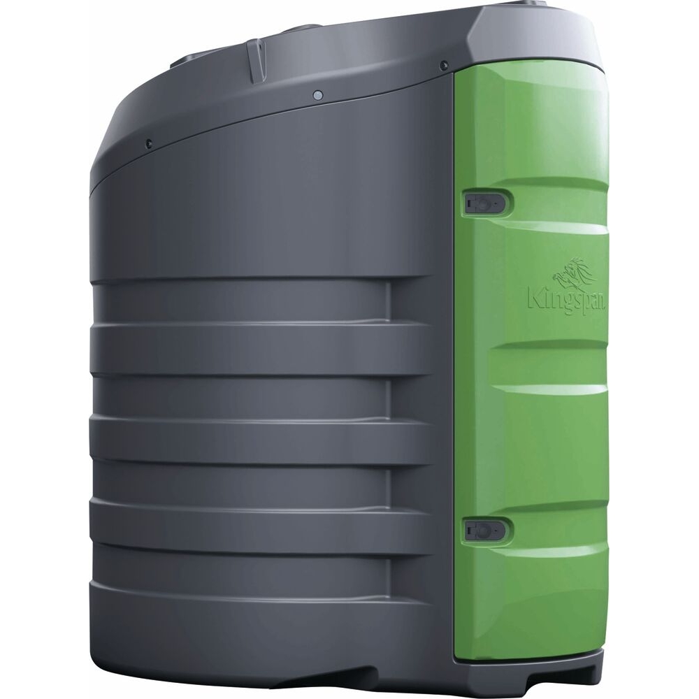 Cuve de stockage gasoil PEHD 1500L DP avec armoire intégrée pour station à gasoil 230V 79 l/min et pistolet automatique/Compteur/filtre KINGSPAN - 56015