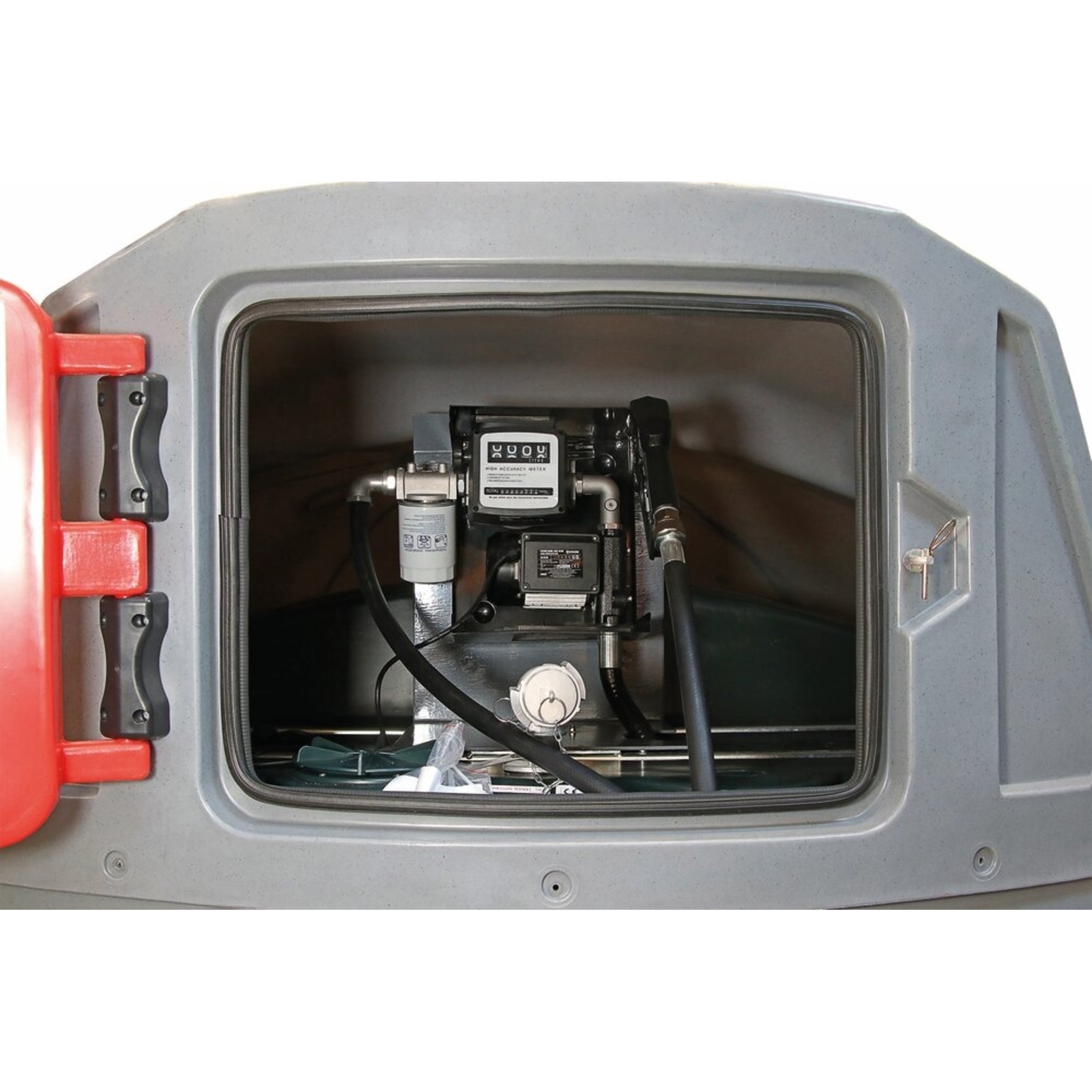 Cuve de stockage gasoil PEHD DP 5000L avec armoire intégrée pour station à gasoil 230V 50 l/min STILKER - 56026