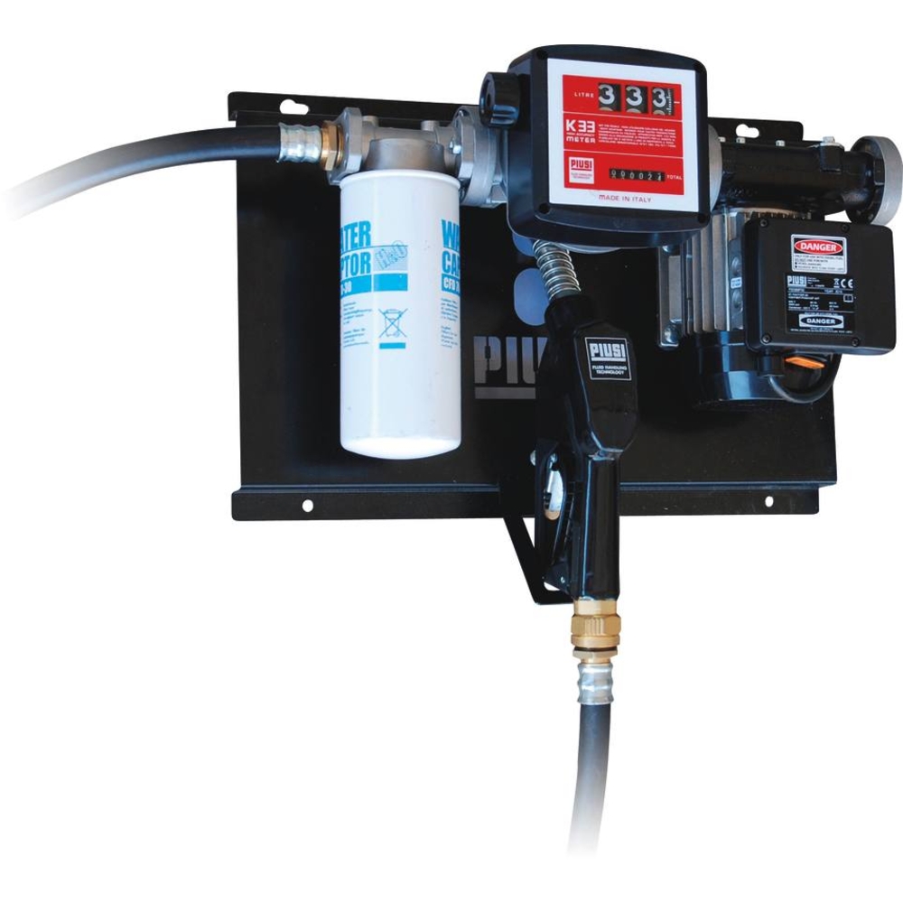 Cuve de stockage gasoil PEHD 5000L DP avec armoire intégrée pour station à gasoil 230V 72 l/min et pistolet automatique/compteur/filtre DRAKKAR - 56035