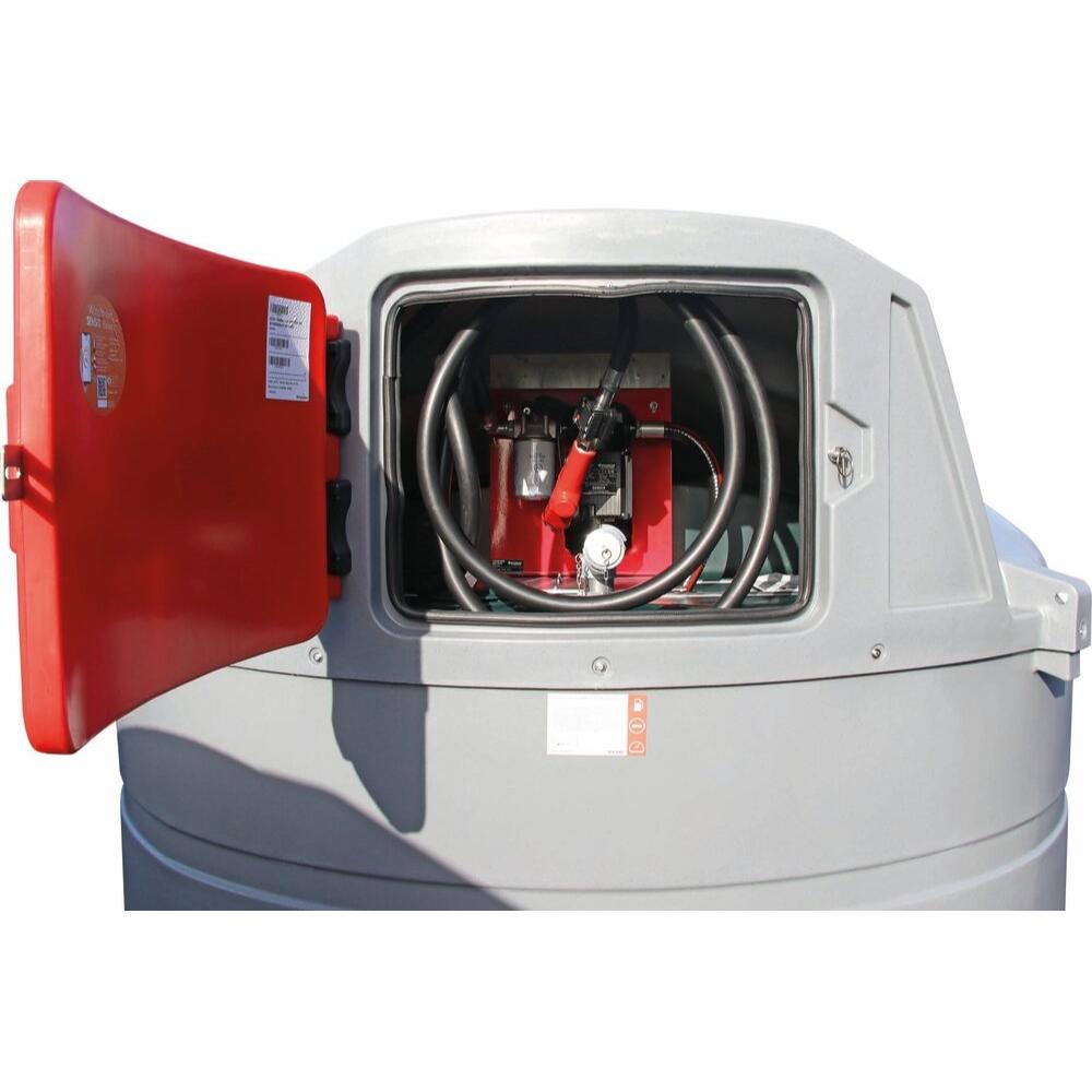 Cuve de stockage gasoil PEHD 5000L DP avec armoire intégrée pour station à gasoil 230V 100 l/min pistolet automatique/compteur/filtre DRAKKAR EQUIPEMENT - 56044