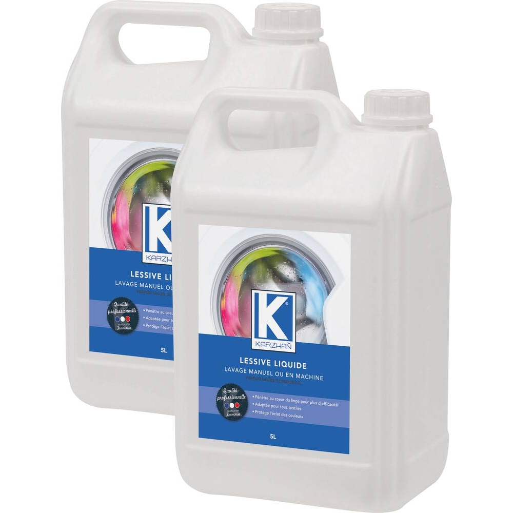 Lessive liquide parfumée - bidon de 5L KARZHAN - 58000