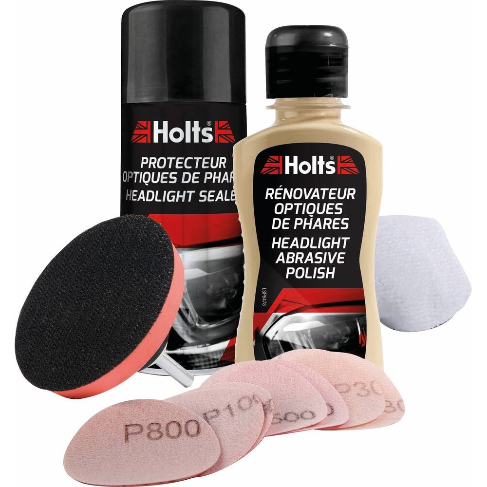 Kit de rénovateur optiques de phares HOLTS - 62184