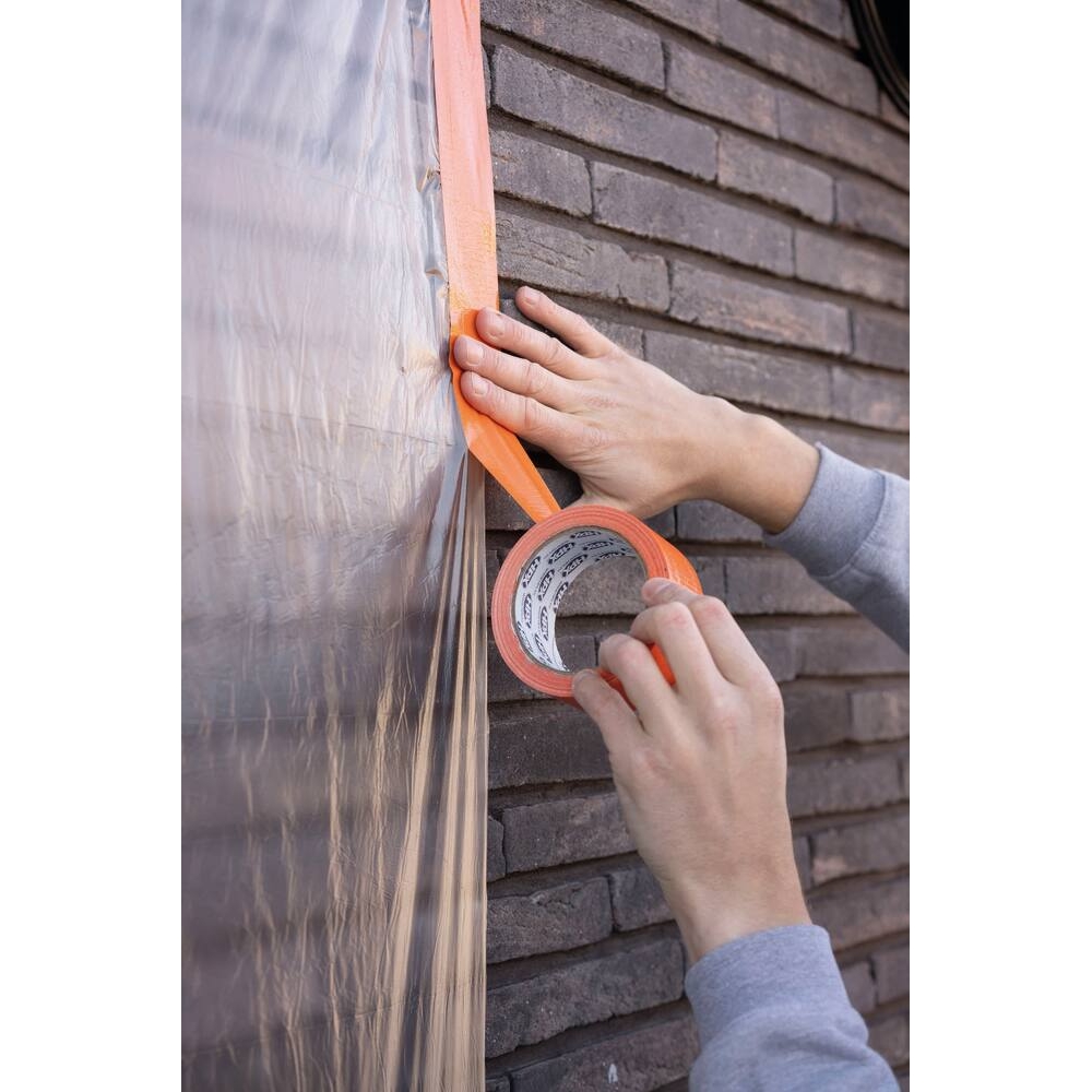 Ruban adhésif PE - orange spécial bâtiment 50mmx33m HPX - 63753