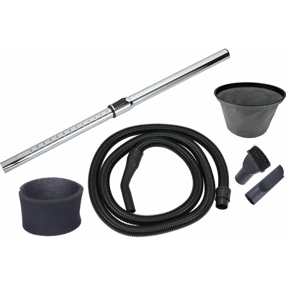 Aspirateur eau et poussières 30L 230V 1200W cuve inox / flexible 2m STILKER - 64750