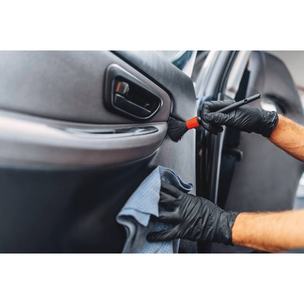 Gants jetables ambidextres nitrile 240mm noir T11 - Boîte de 90 pcs NOWEAR - 65004