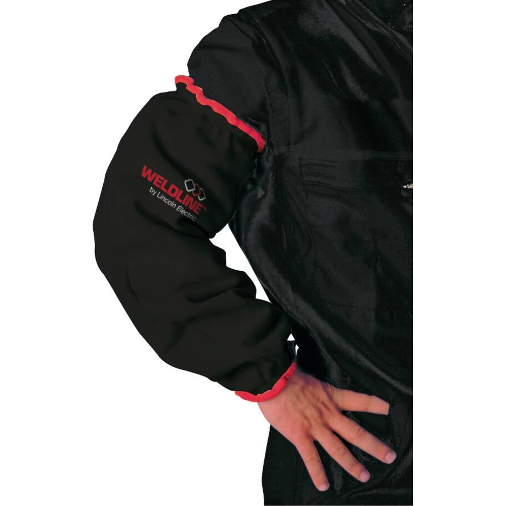 Manchette de soudeur courte 450mm - la paire WELDLINE - 65350