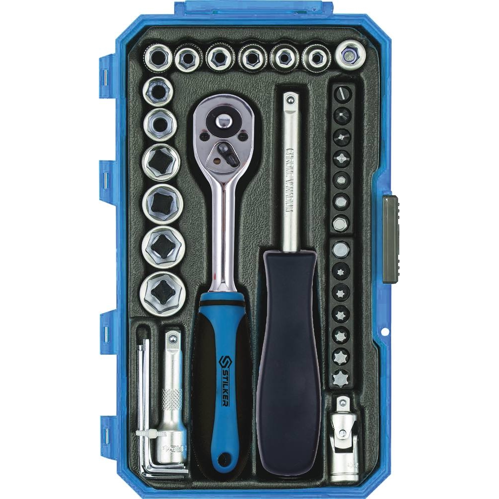 Coffret de douilles 1/4
