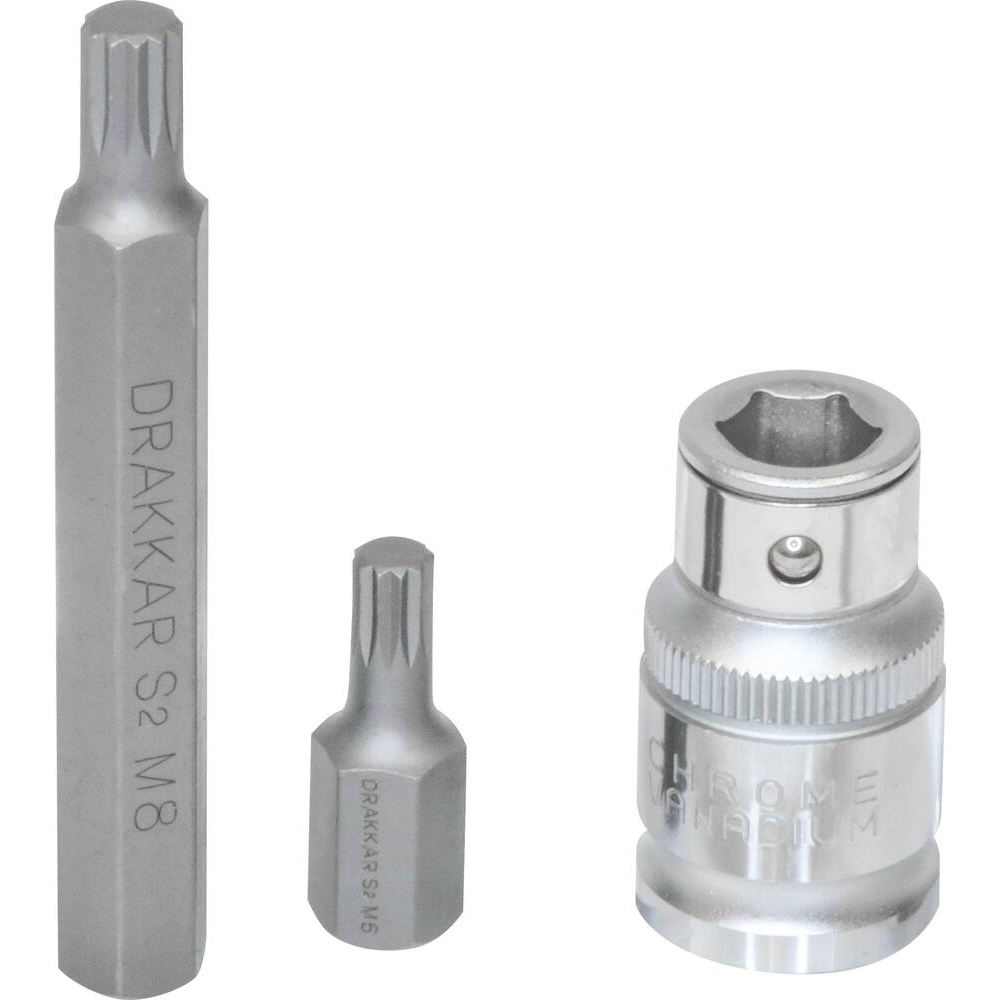 Embout hexagonal 10mm XZN de M5 à M12 avec douille porte embout 1/2