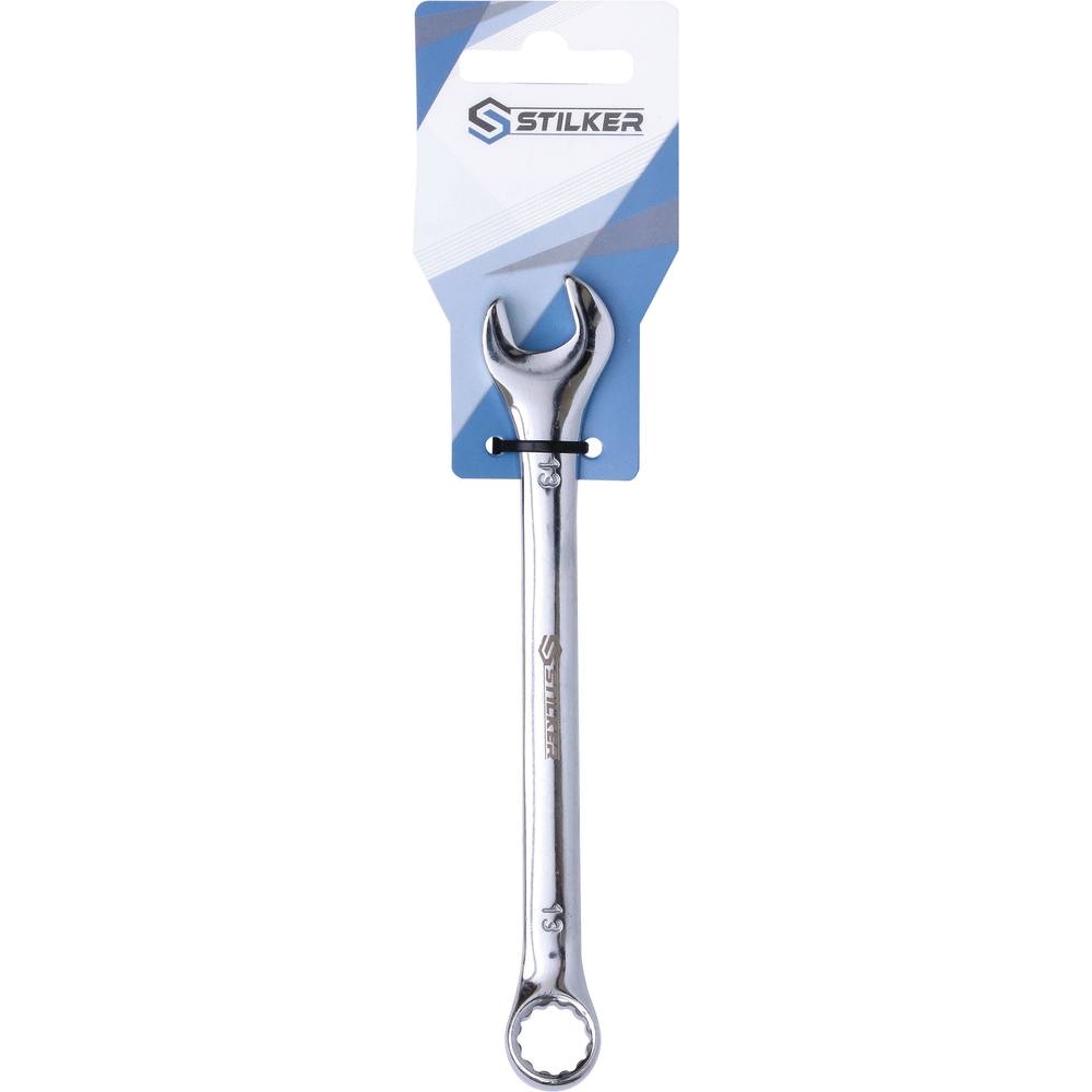 Clé mixte de 13mm full polish - carte STILKER - 68607