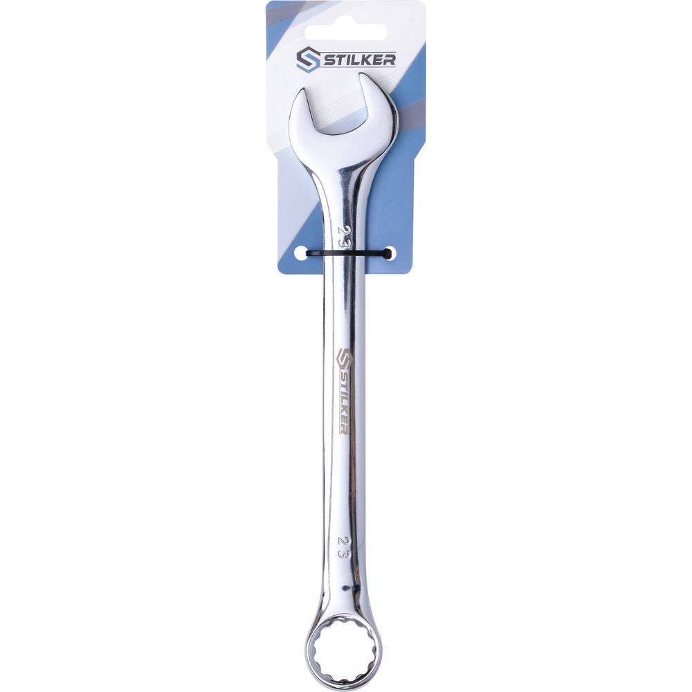 Clé mixte de 23mm full polish - carte STILKER - 68617