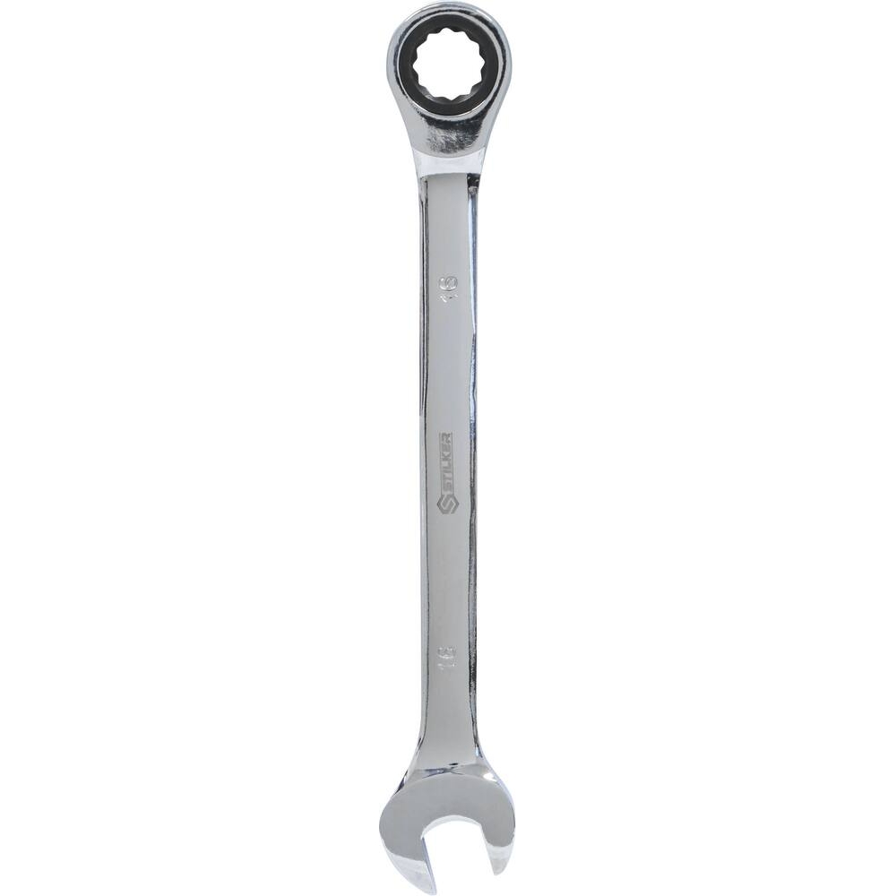 Clé mixte droite à cliquet de 16mm 72 dents - carte STILKER - 68760