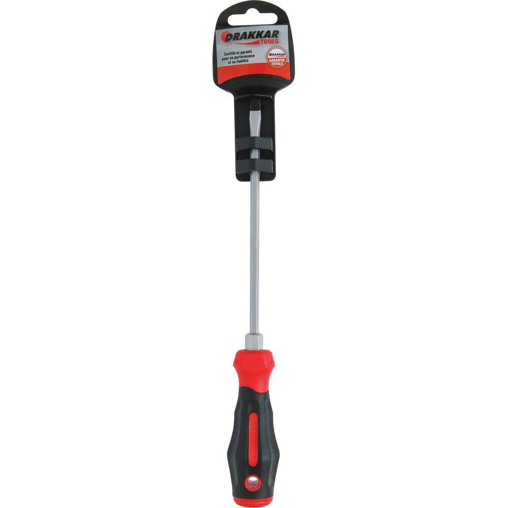 Tournevis plat avec écrou 5,5x150mm - carte DRAKKAR TOOLS - 69131