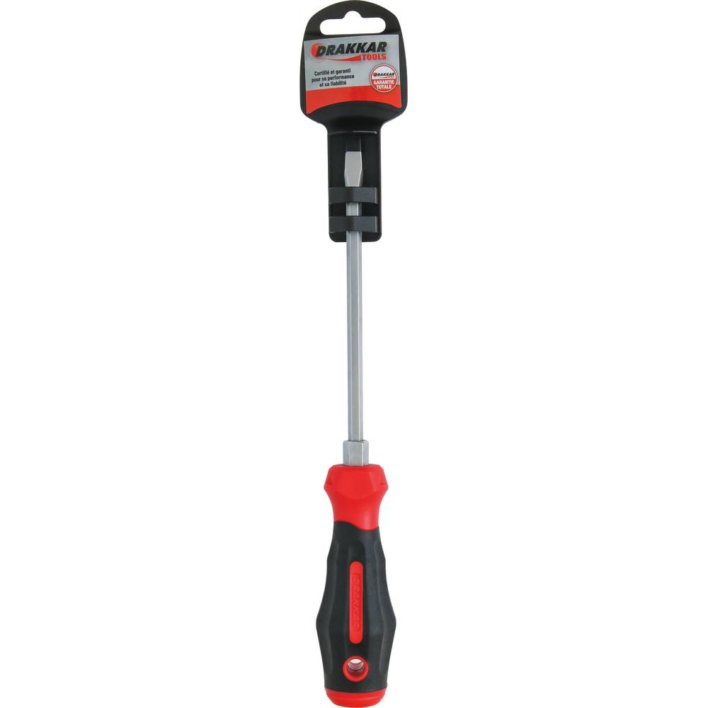 Tournevis plat avec écrou 6,5x150mm - carte DRAKKAR TOOLS - 69133