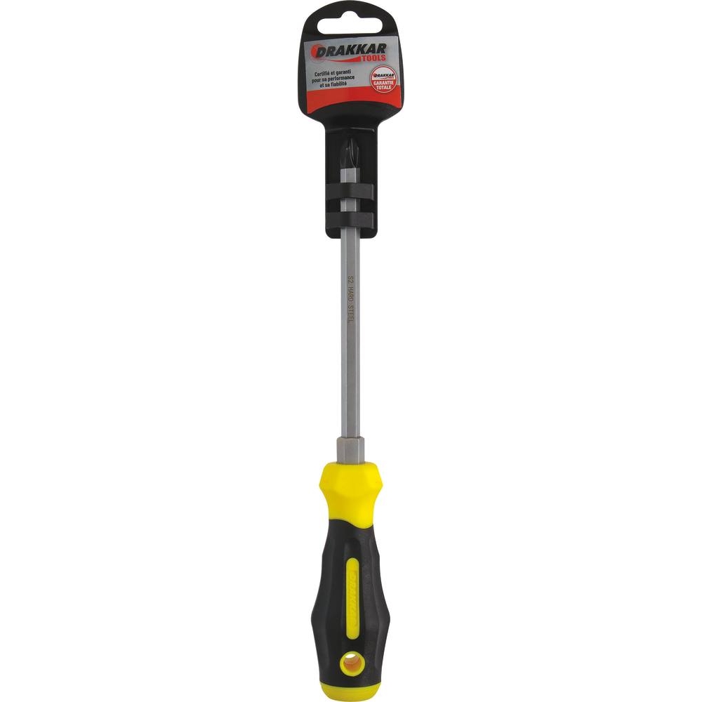 Tournevis Phillips avec écrou PH3 150mm - carte DRAKKAR TOOLS - 69284
