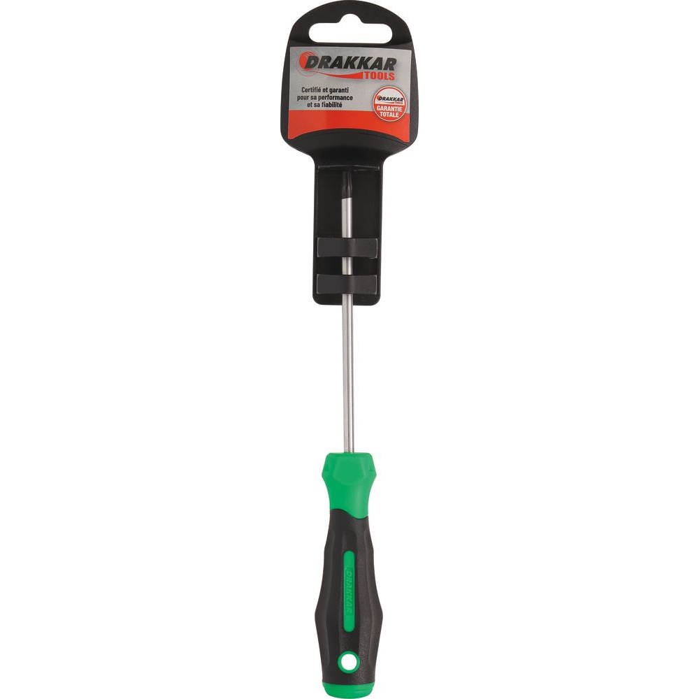 Tournevis Torx alésé TT15 100mm - carte DRAKKAR TOOLS - 69532