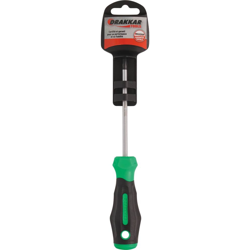 Tournevis Torx alésé TT25 100mm - carte DRAKKAR TOOLS - 69536