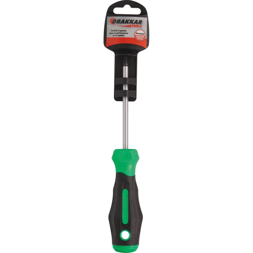 Tournevis Torx alésé TT27 100mm - carte DRAKKAR TOOLS - 69538