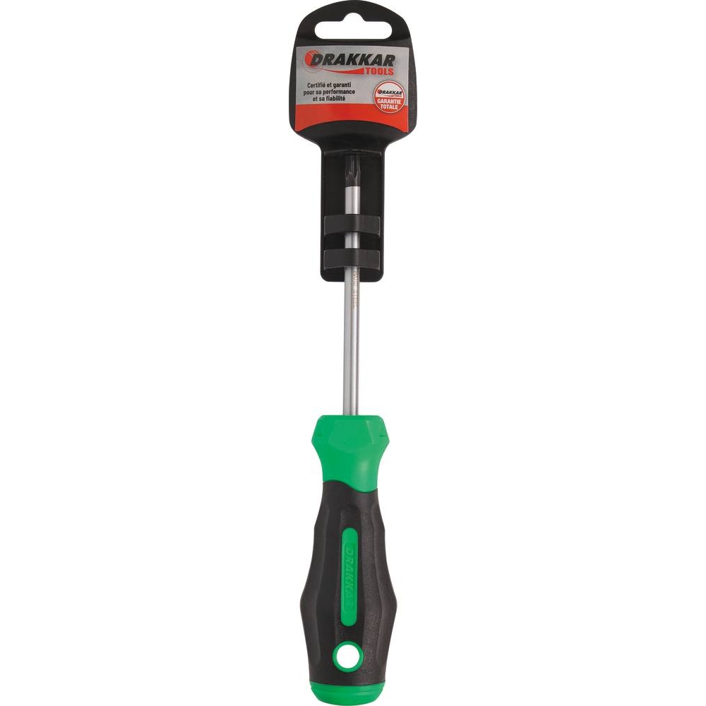 Tournevis Torx alésé TT30 100mm - carte DRAKKAR TOOLS - 69540