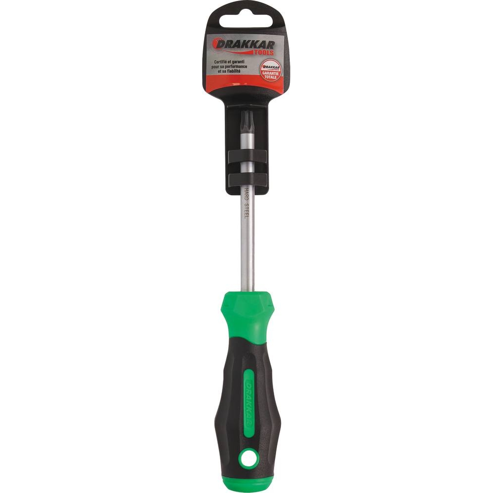Tournevis Torx alésé TT40 100mm - carte DRAKKAR TOOLS - 69542