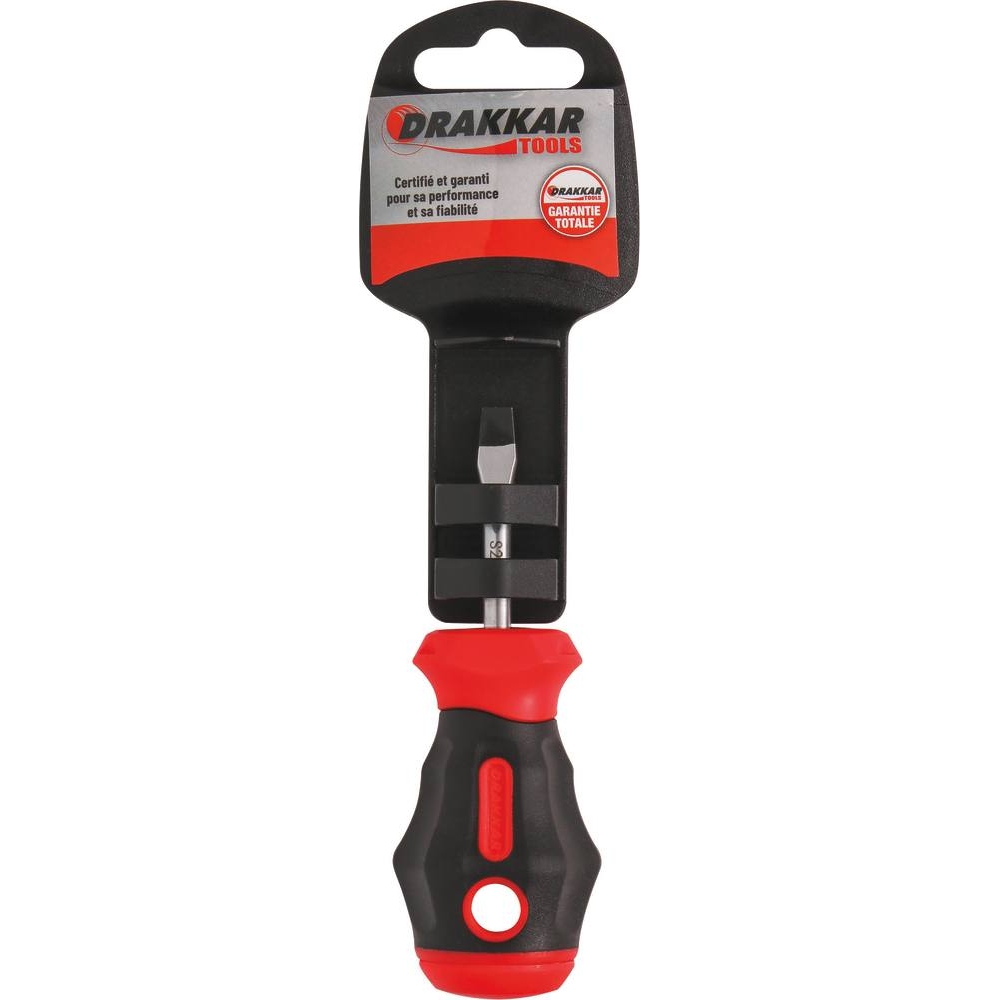 Tournevis plat tom pouce 5,5x38mm - carte DRAKKAR TOOLS - 69651