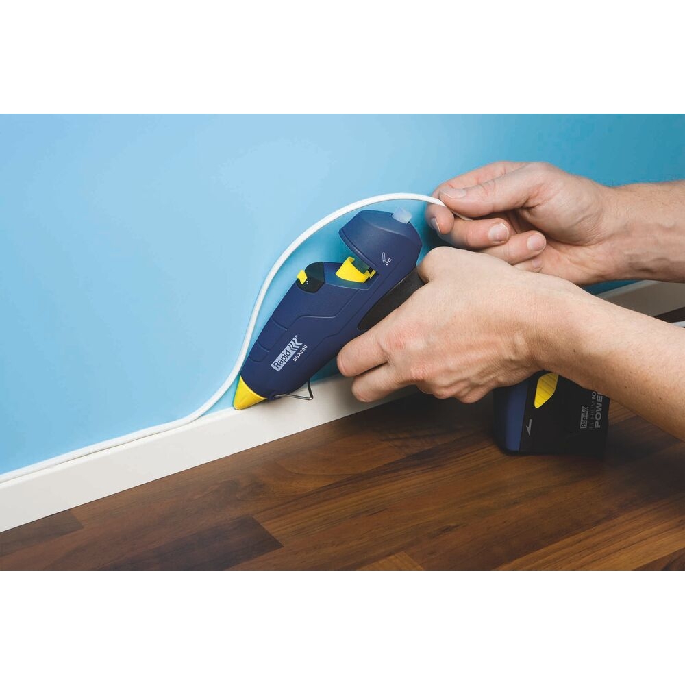 Bâtons de colle PVC & câbles 12mm - boîte de 48pcs RAPID - 70749