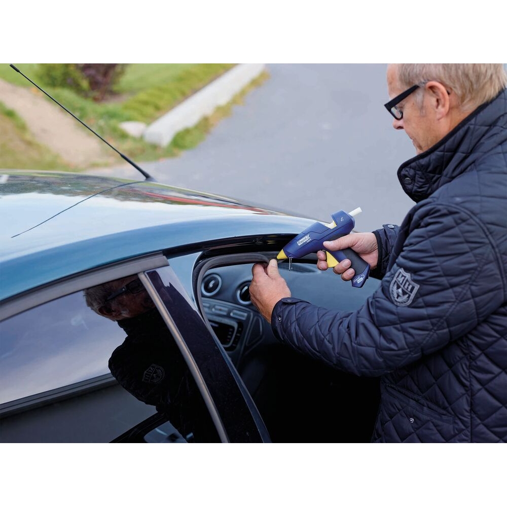 Bâtons de colle PVC & câbles 12mm - boîte de 48pcs RAPID - 70749