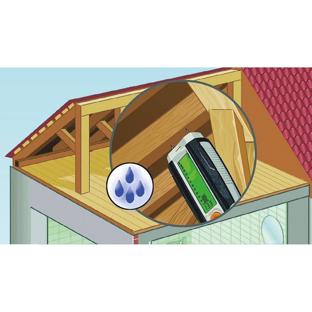 Appareil de mesure de l'humidité par insertion LASERLINER - 70800