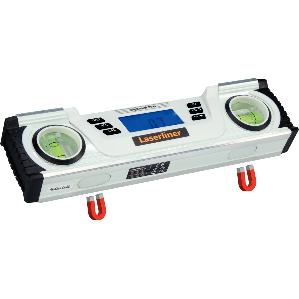 Niveau rectangulaire 250mm 2 bulles électronique LASERLINER - 70820